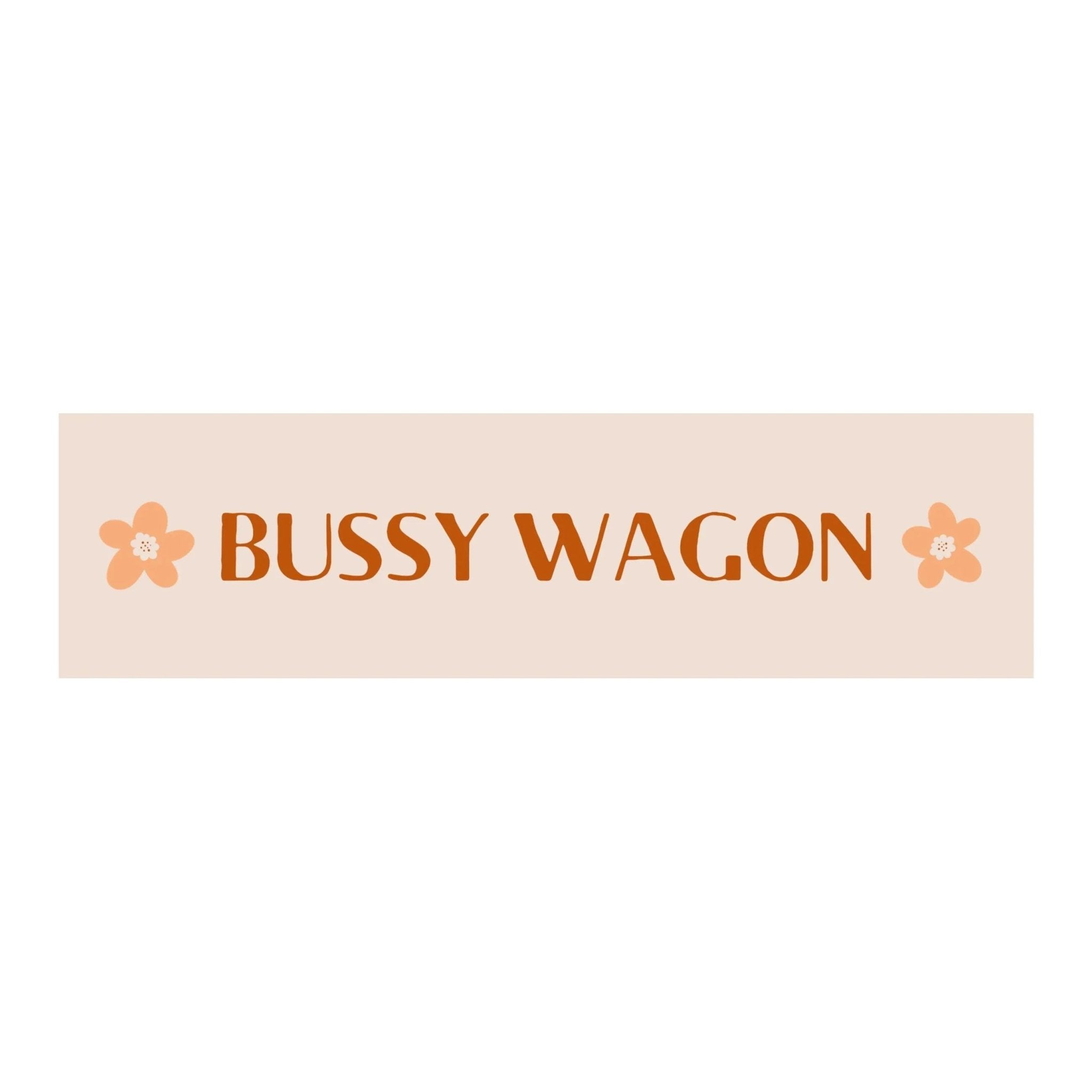 Bussy Wagon - Frog Mustard Stickers