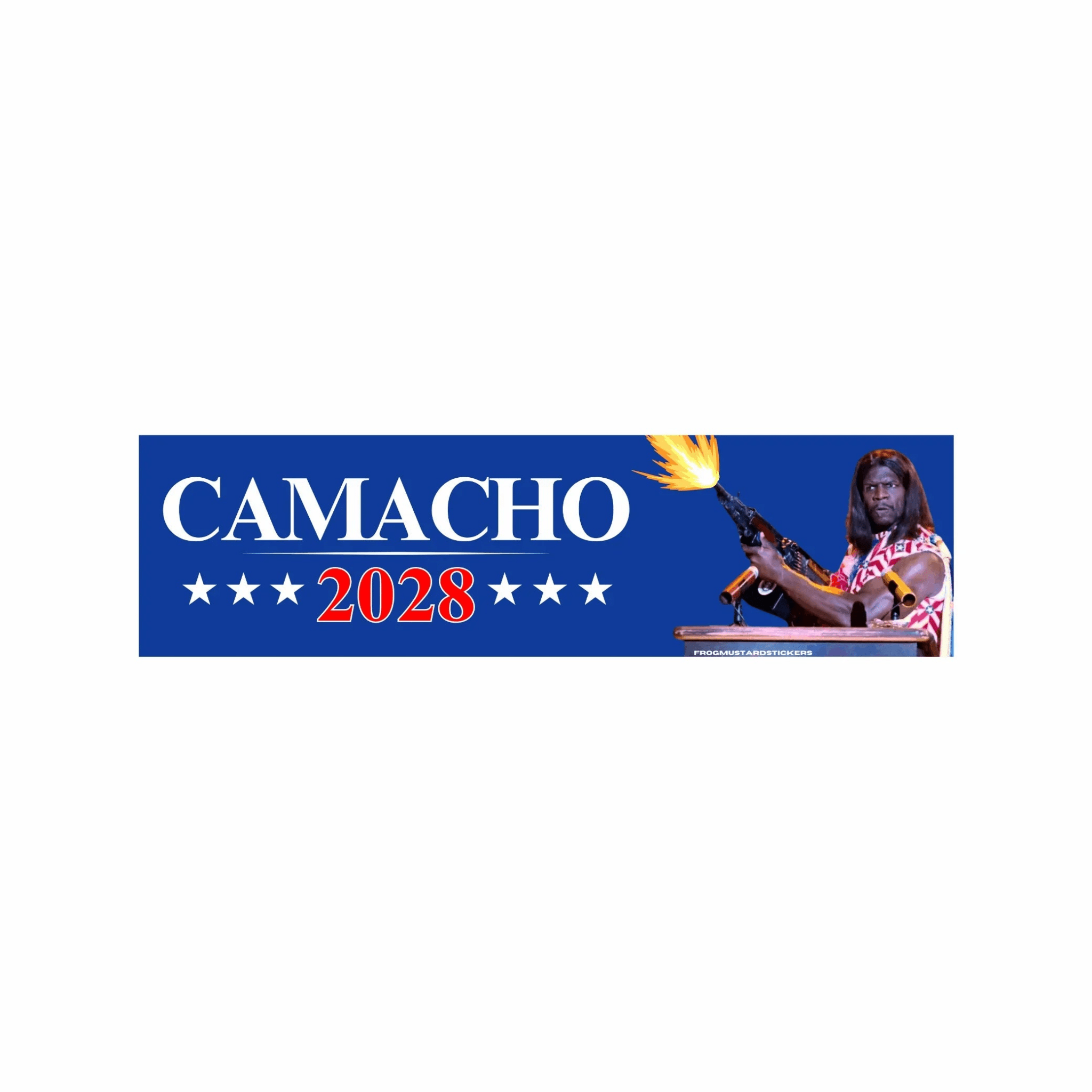 Camacho 2028 - Frog Mustard Stickers