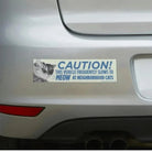 Caution This Vehicle Frequently Slows to Meow at Neighborhood Cats - Frog Mustard Stickers