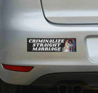 Criminalize Straight Marriage - Frog Mustard Stickers