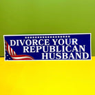 Divorce Your Republican Husband - Frog Mustard Stickers