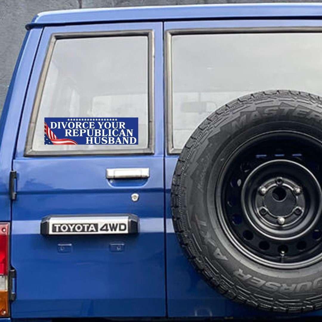 Divorce Your Republican Husband - Frog Mustard Stickers