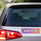 Do NOT Test Me - Frog Mustard Stickers