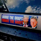 Dodge the Draft, Throat the Shaft - Frog Mustard Stickers
