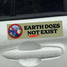 Earth does NOT exist - Frog Mustard Stickers