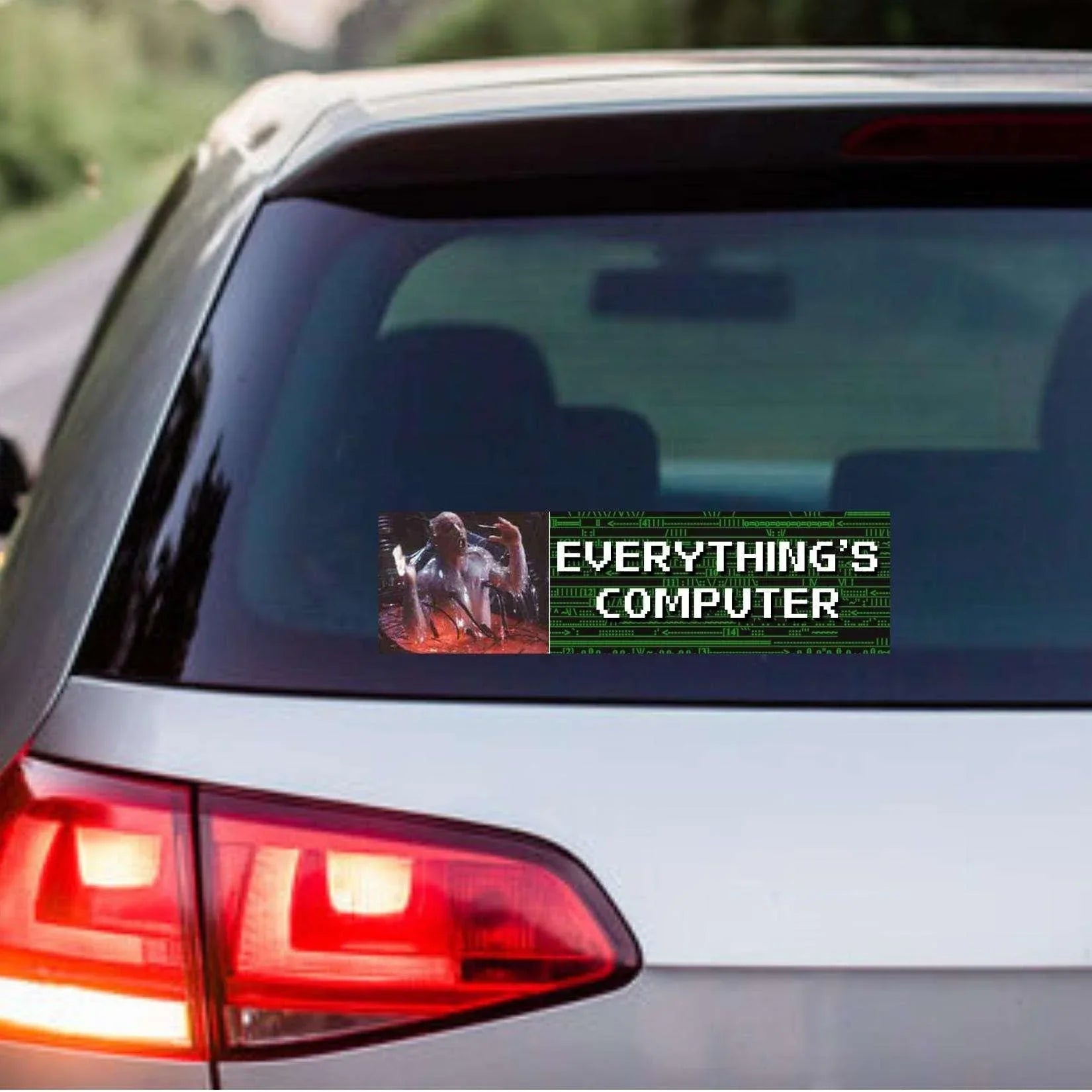 Everything's Computer - Frog Mustard Stickers