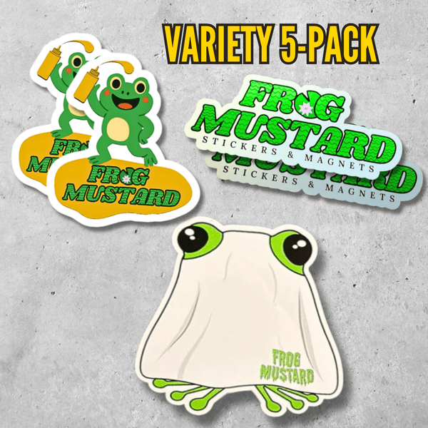 Frog Mustard Collectible Sticker Packs - Frog Mustard Stickers