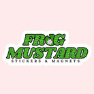Frog Mustard Die Cut Sticker 5 - Pack (4") - Frog Mustard Stickers
