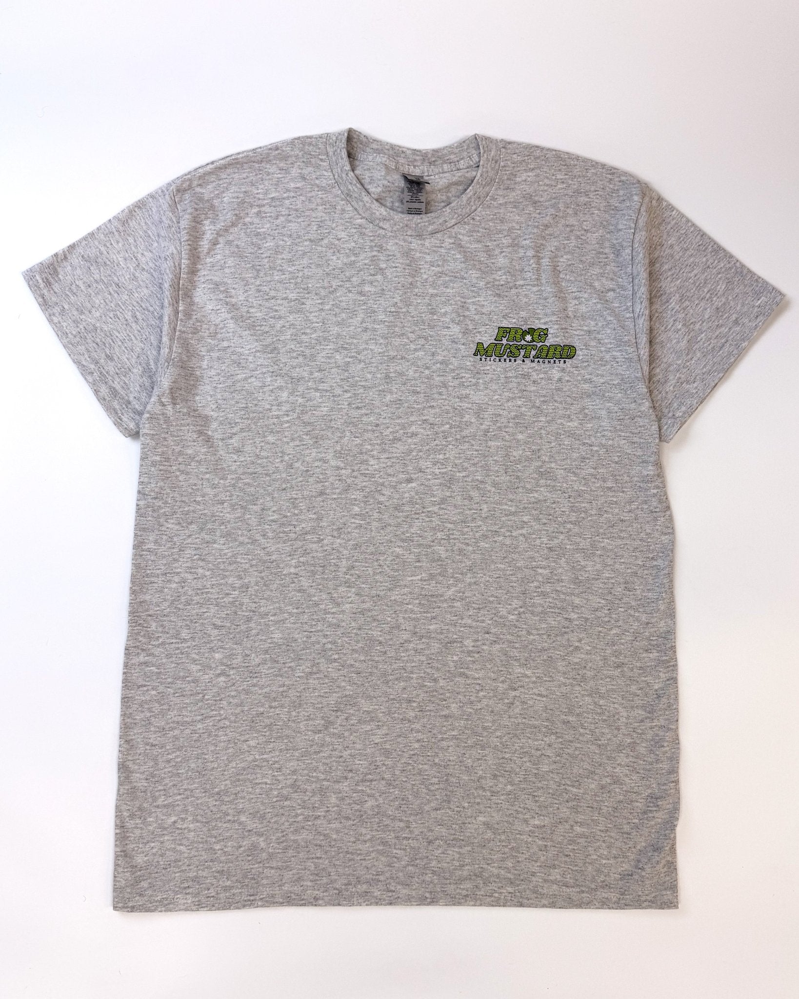 Frog Mustard Logo Merch Tee – Limited Edition - Frog Mustard Stickers