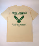 Frog Mustard Service Dept. Heavyweight Tee - Frog Mustard Stickers