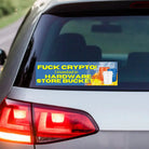 Fuck Crypto, I invested in Hardware Store Buckets - Frog Mustard Stickers