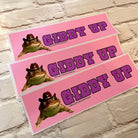 Giddy Up Cowboy Frog - Frog Mustard Stickers