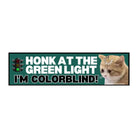 Honk at the Green Light! I'm Colorblind! - Frog Mustard Stickers