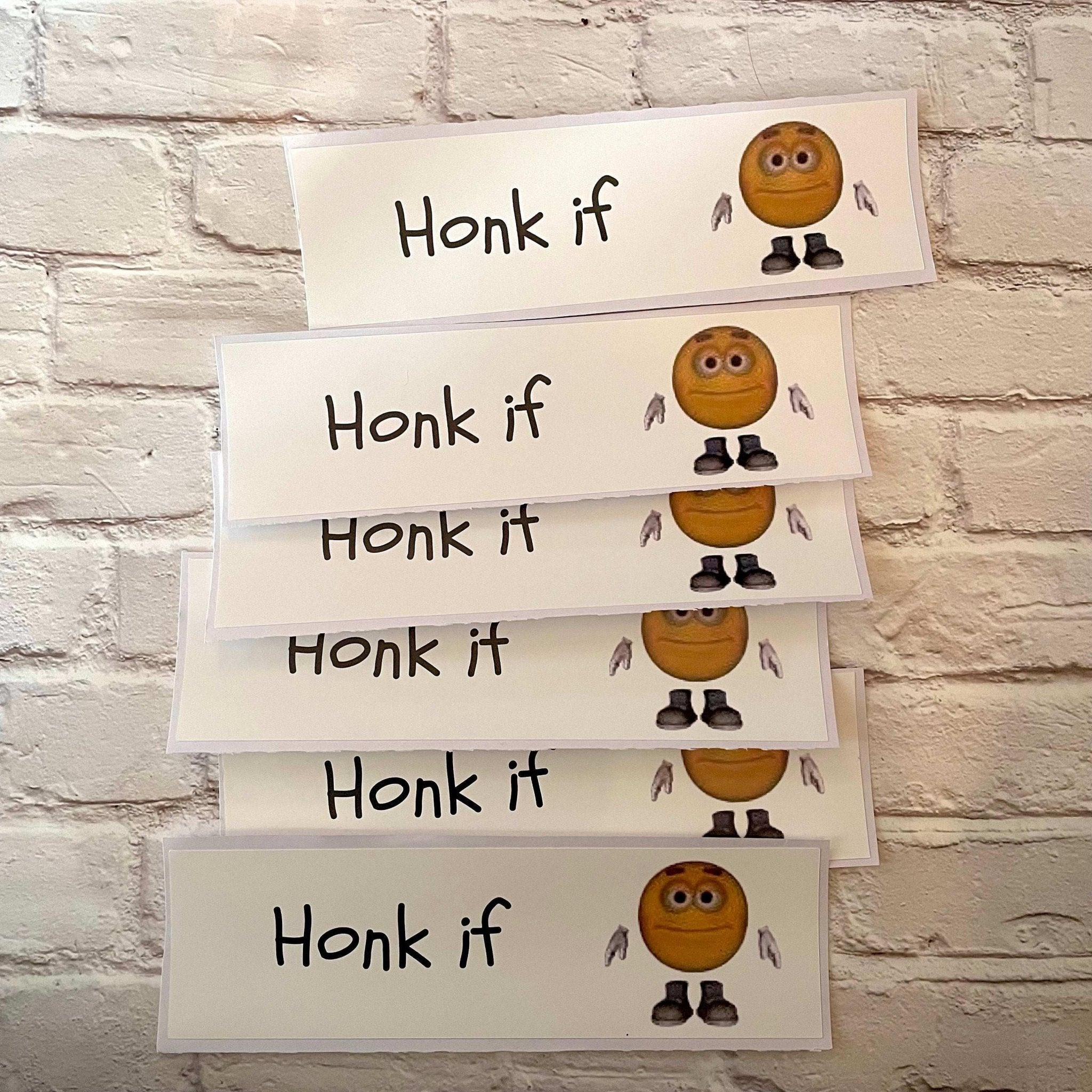 Honk If - Frog Mustard Stickers