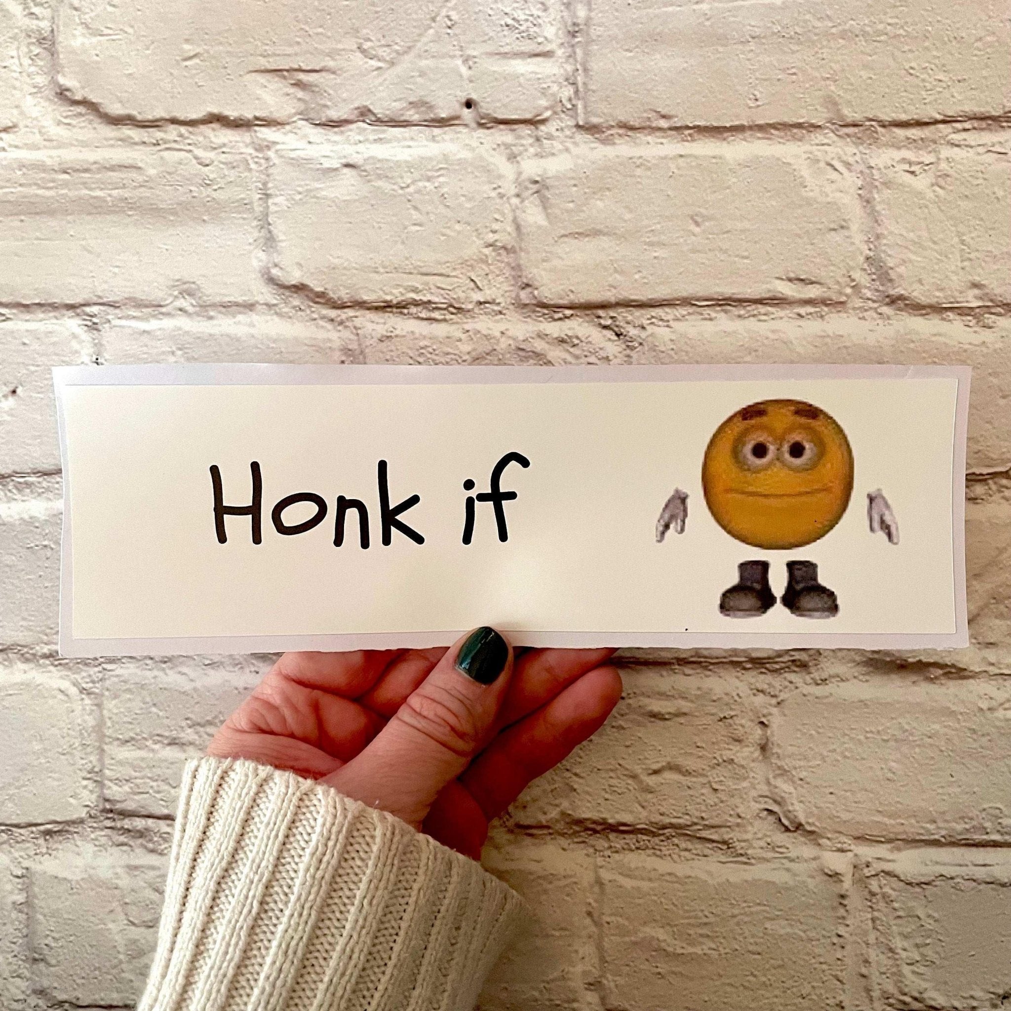 Honk If - Frog Mustard Stickers