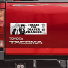 I Brake for Diaper Changes 🚨 FROG MUSTARD x STAN KELLY 🚨 - Frog Mustard Stickers