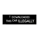 I Downloaded this Car ILLEGALLY - Frog Mustard Stickers