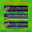 I Eat Copper Cables (Nature's Licorice TM) | 3 Design Options - Frog Mustard Stickers