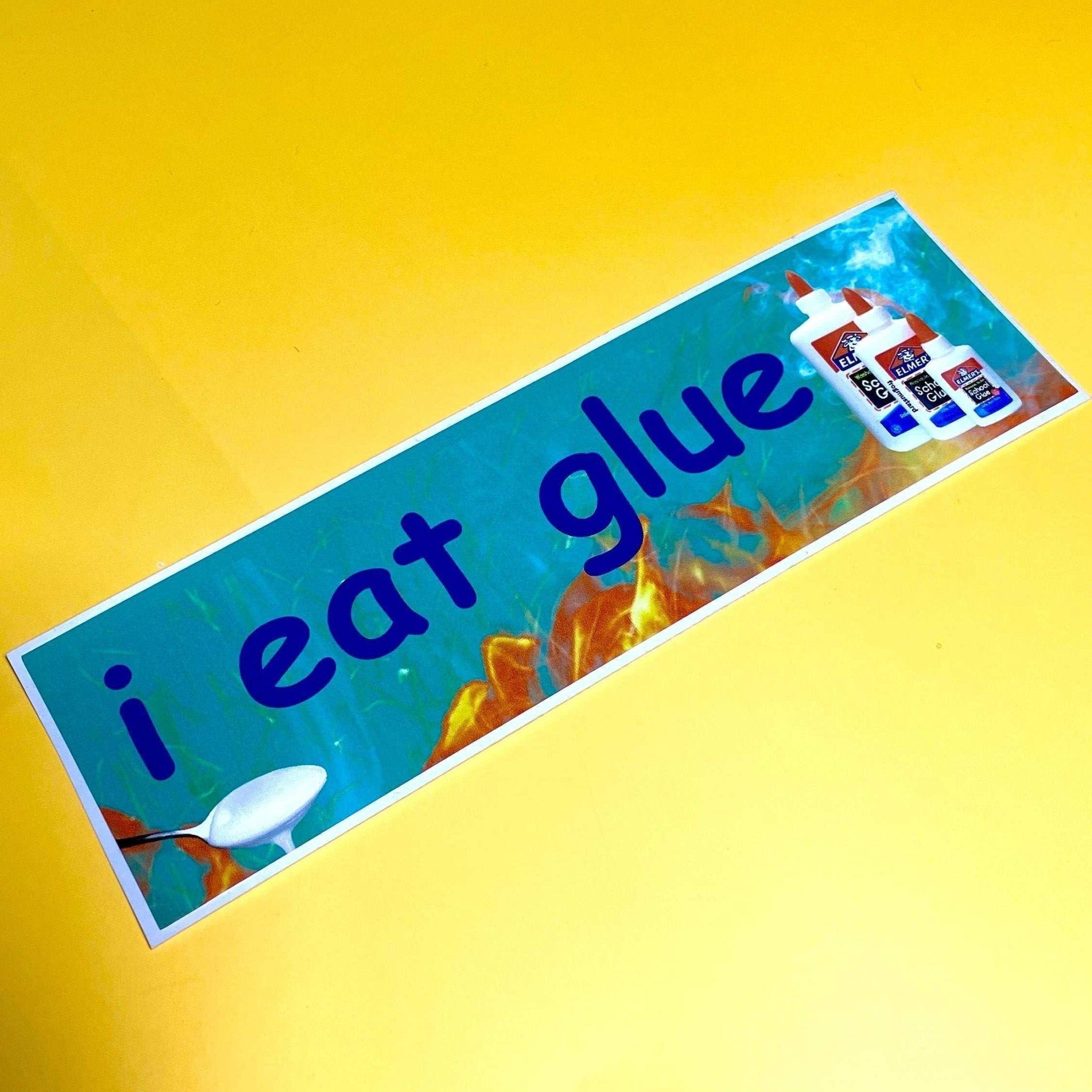 I Eat Glue - Frog Mustard Stickers