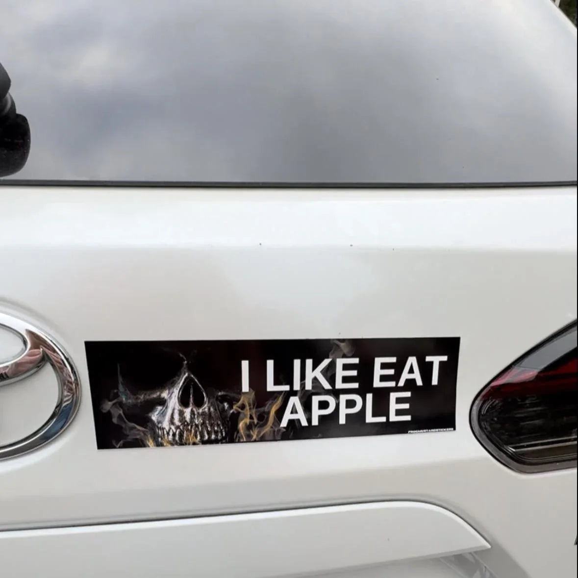 I like Eat Apple - Frog Mustard Stickers
