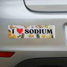 I Love Sodium - Frog Mustard Stickers
