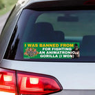 I was BANNED from Rainforest Café for Fighting an Animatronic Gorilla (I Won) - Frog Mustard Stickers