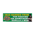 I was BANNED from Rainforest Café for Fighting an Animatronic Gorilla (I Won) - Frog Mustard Stickers