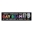 I Went Through the Gay Beam at the Airport and Now I'm Gay - Frog Mustard Stickers