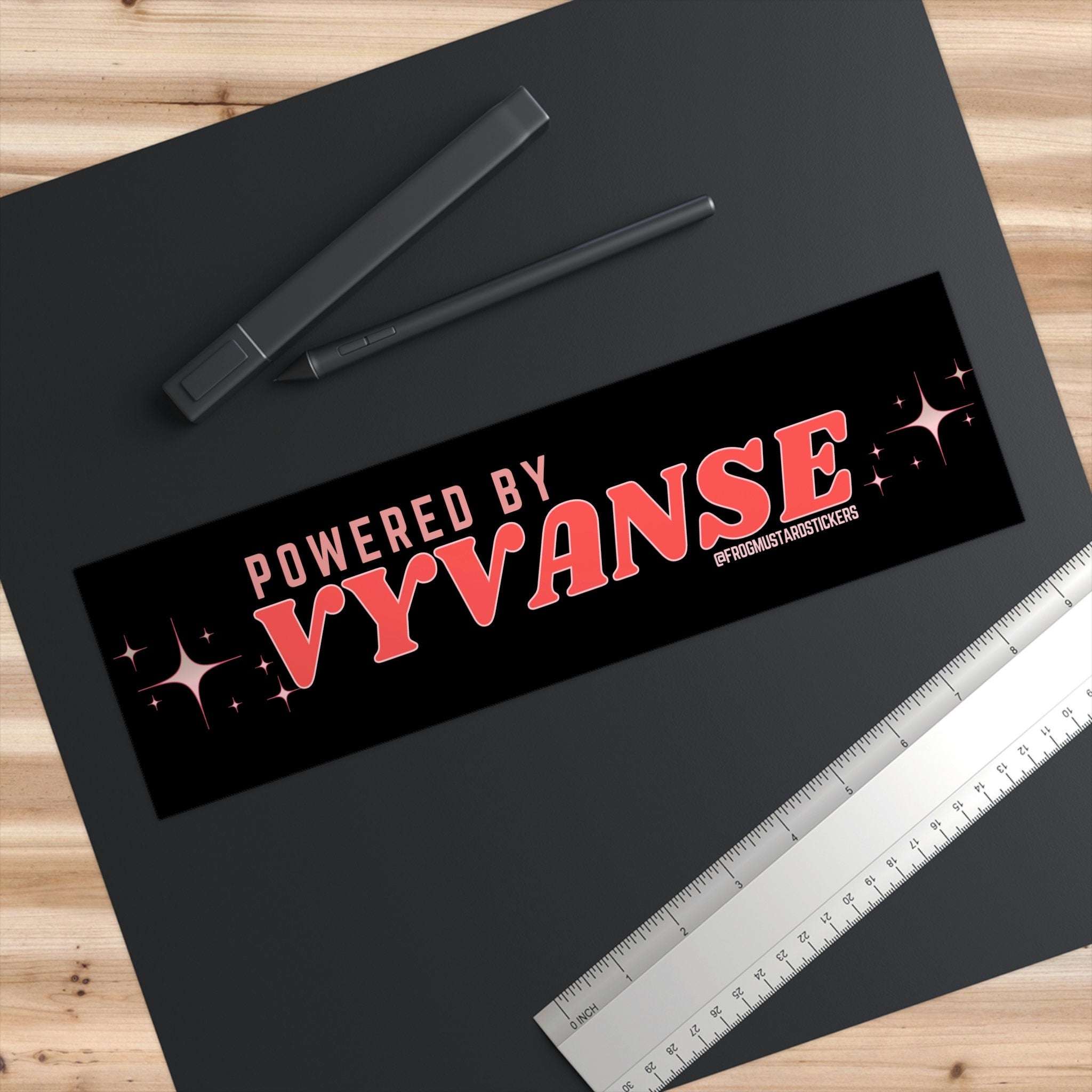 Power by Vyvanse - frogmustard stickers