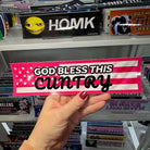 God Bless this CUNTRY - frogmustard stickers