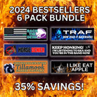 2024 Bestsellers 6-Pack Bundle | 35% Savings | Vinyl & Magnets