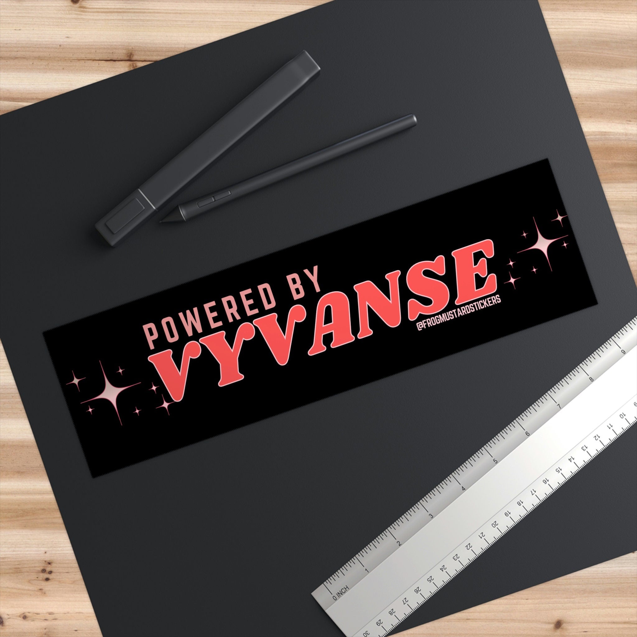 Power by Vyvanse - frogmustard stickers