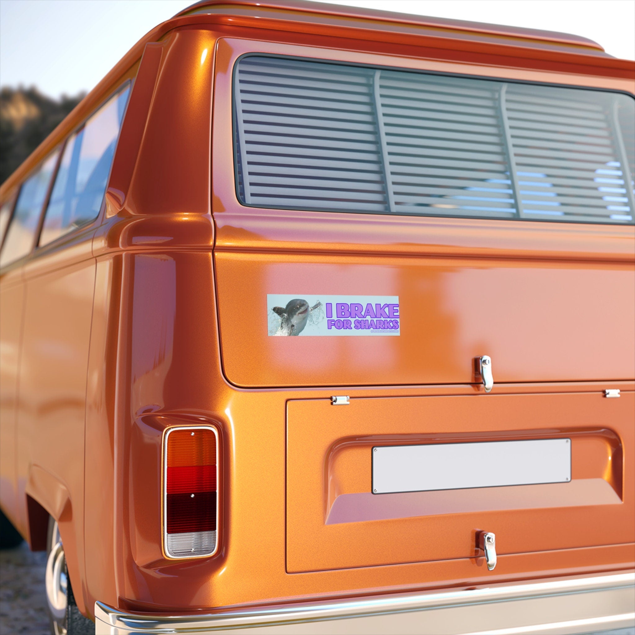I Brake for Sharks - frogmustard stickers