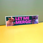 Let me merge! Angry cat - frogmustard stickers