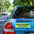 Sorry, I can't speed! I have an insurance tracking device - frogmustard stickers