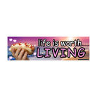 Life is Worth Living (Hot Dog) - frogmustard stickers