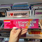 I stand for the (lesbian) flag - frogmustard stickers