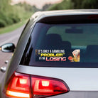 It's Only a Gambling "Problem" When I'm Losing - Frog Mustard Stickers