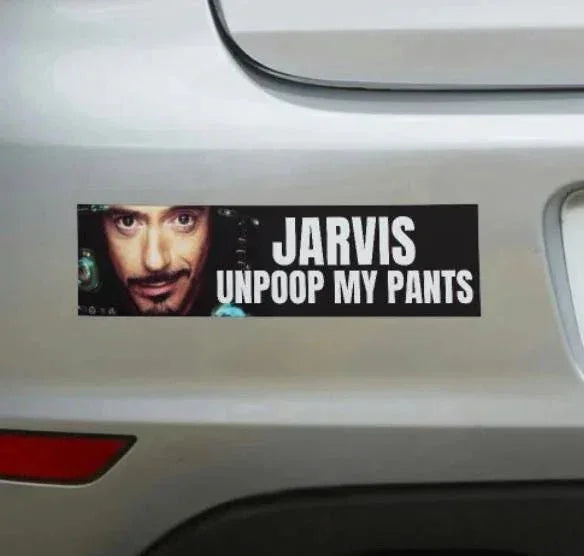 Jarvis, Unpoop My Pants - Frog Mustard Stickers