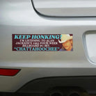 Keep Honking! I'm Listening to Alan Jackson's 1993 Four-Week Billboard #1 Hit Chattahoochee - Frog Mustard Stickers