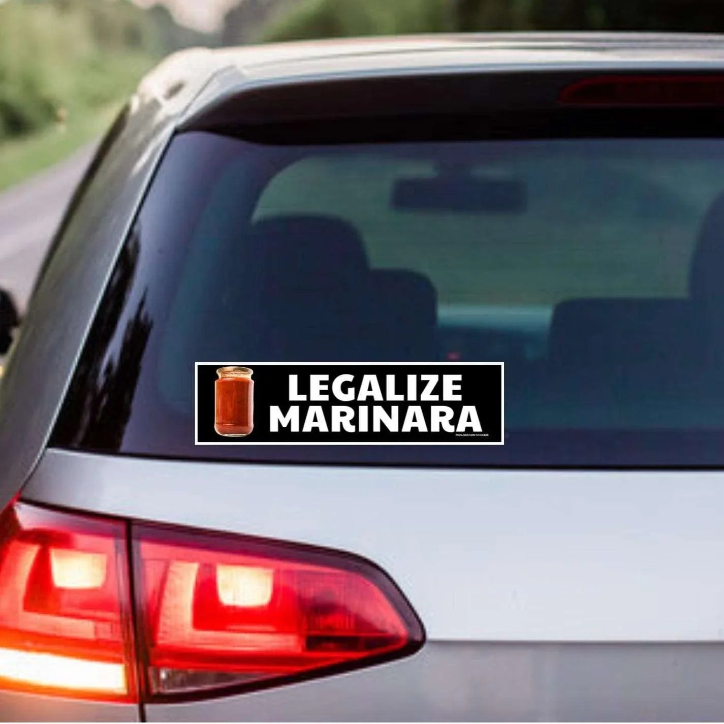 Legalize Marinara - Frog Mustard Stickers