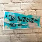 Little Peepee, Big Dreams - Frog Mustard Stickers