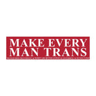Make Every Man Trans - Frog Mustard Stickers