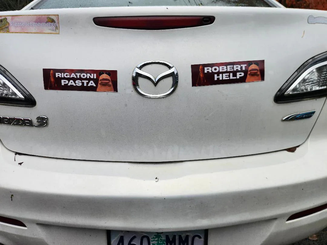 Marcus - Frog Mustard Stickers