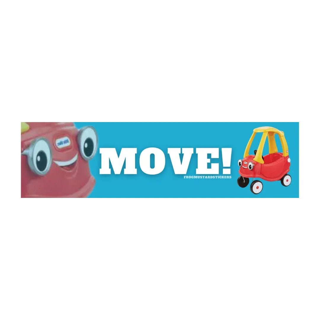 Move! - Frog Mustard Stickers