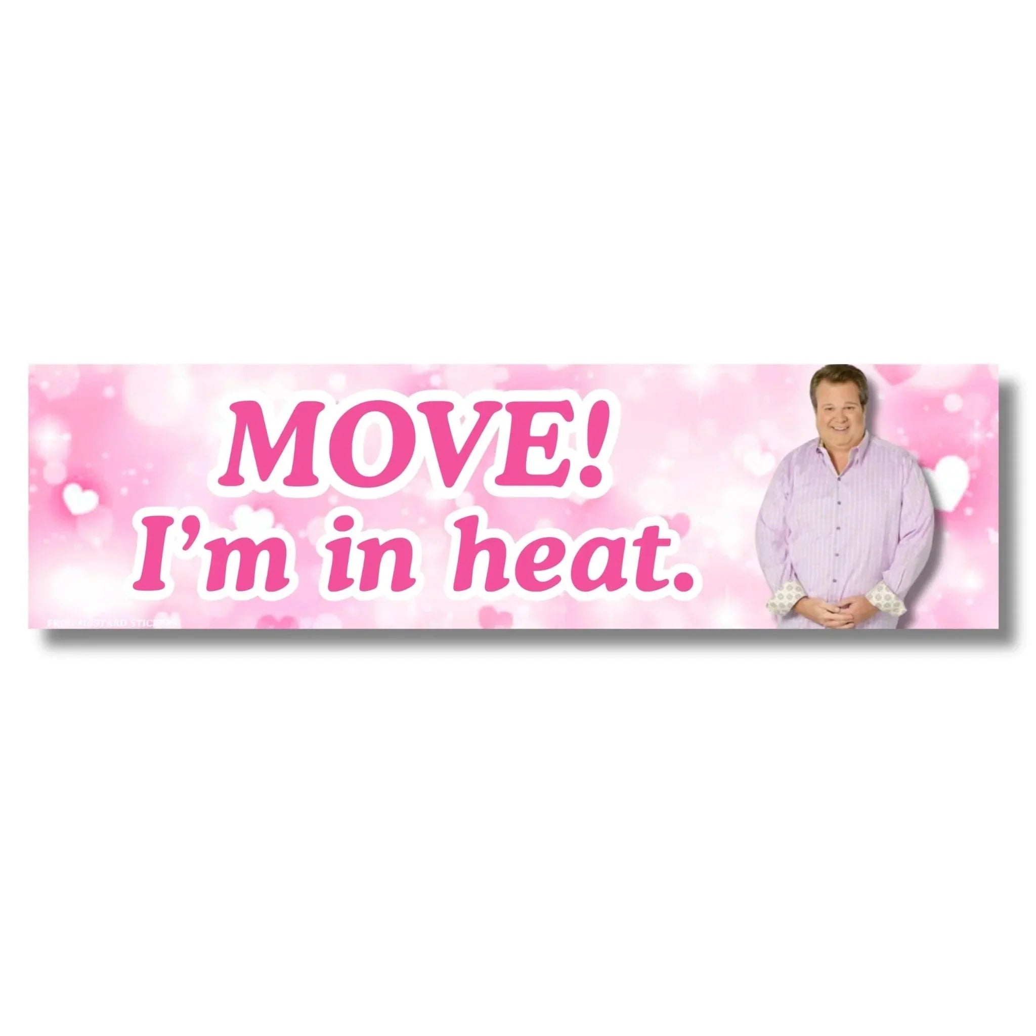 Move I'm in Heat - Frog Mustard Stickers