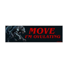 MOVE I'm Ovulating Wolf - Frog Mustard Stickers