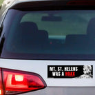 Mt. St. Helens was a HOAX! - Frog Mustard Stickers