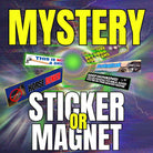 Mystery Bumper Sticker or Magnet - Frog Mustard Stickers