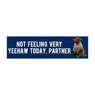 Not Feeling Very ✨ Yeehaw ✨ Today, Partner - Frog Mustard Stickers